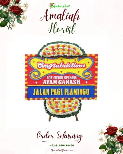 Bunga Papan Congratulation di Latta